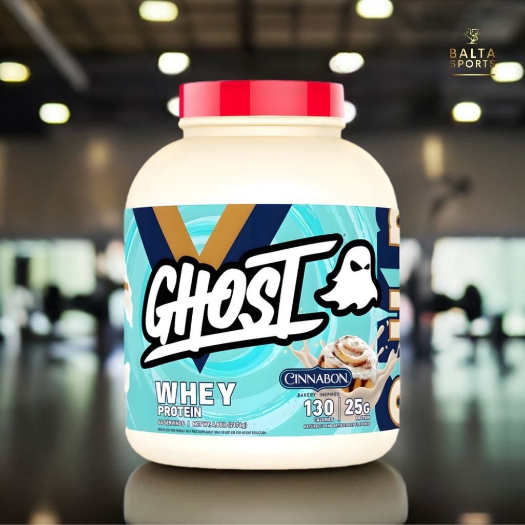 Proteína Ghost Whey 4.80 lbs Sabor Cinnabon.