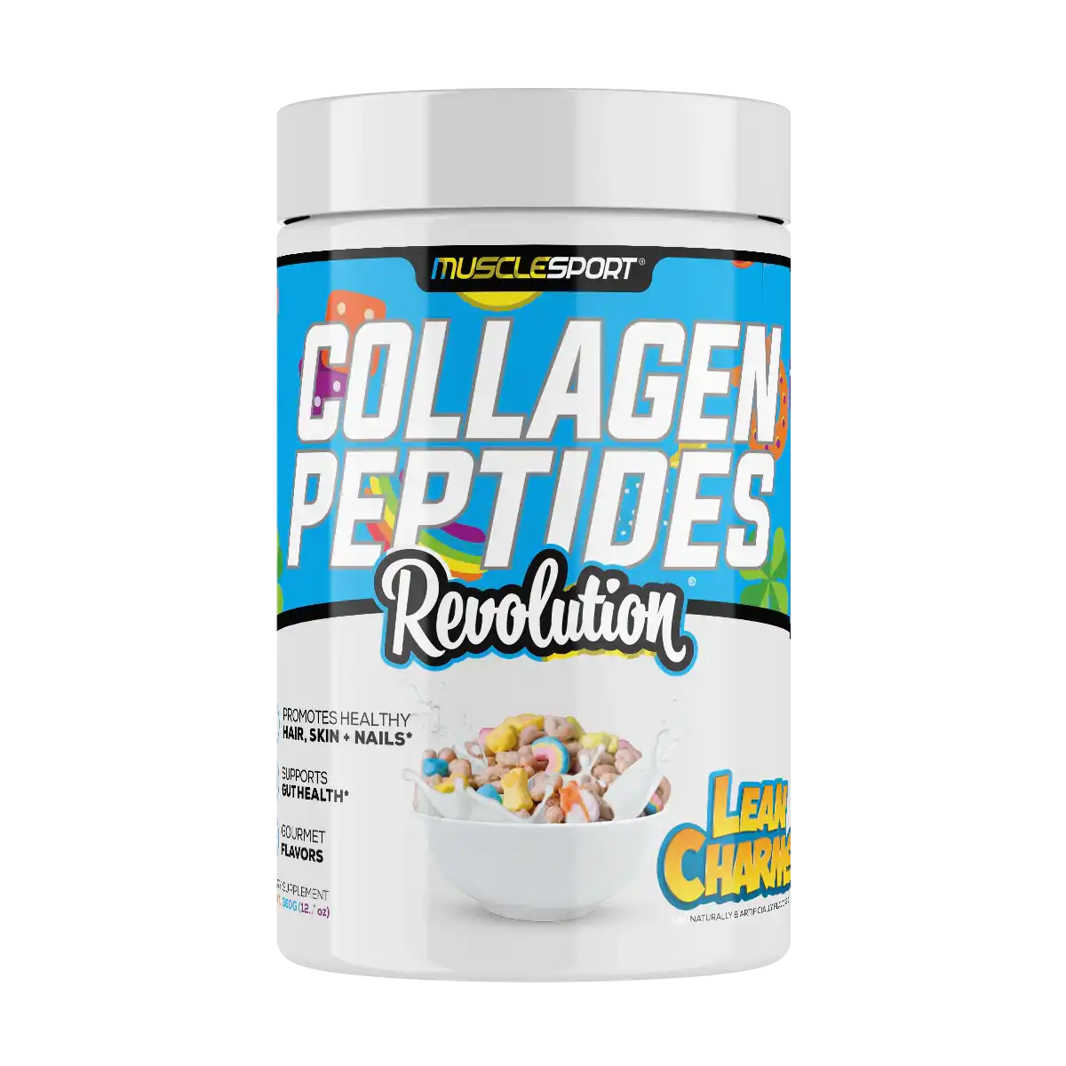 Péptidos de Colágeno MuscleSport Her Series 360g Sabor Lean Charms.