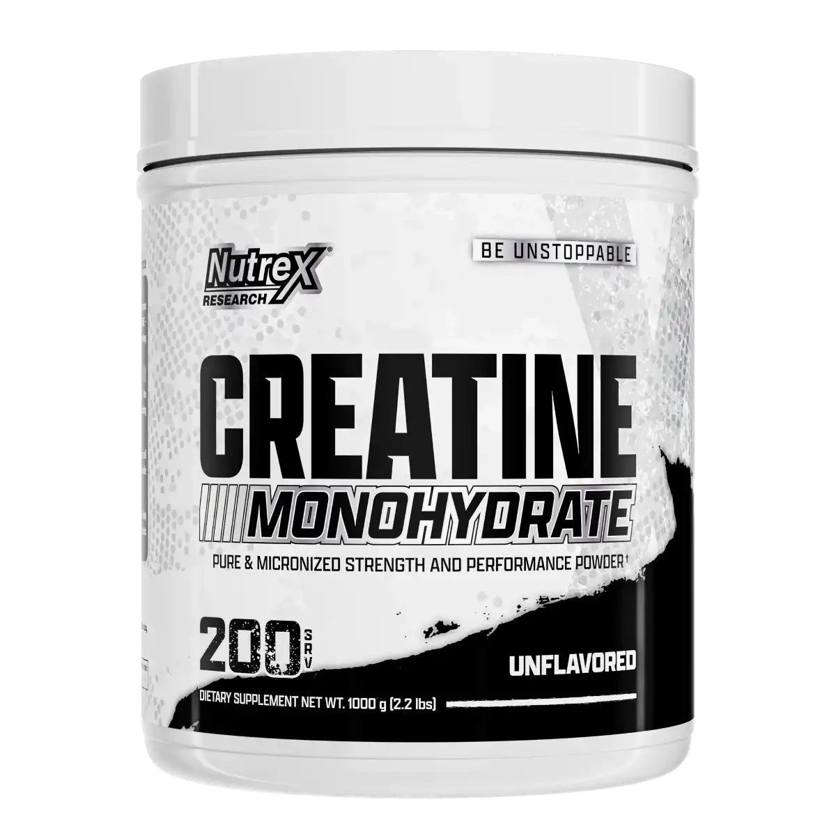 Creatina Nutrex Monohidratada Pura 200 Servicios 1000g Sin Sabor.