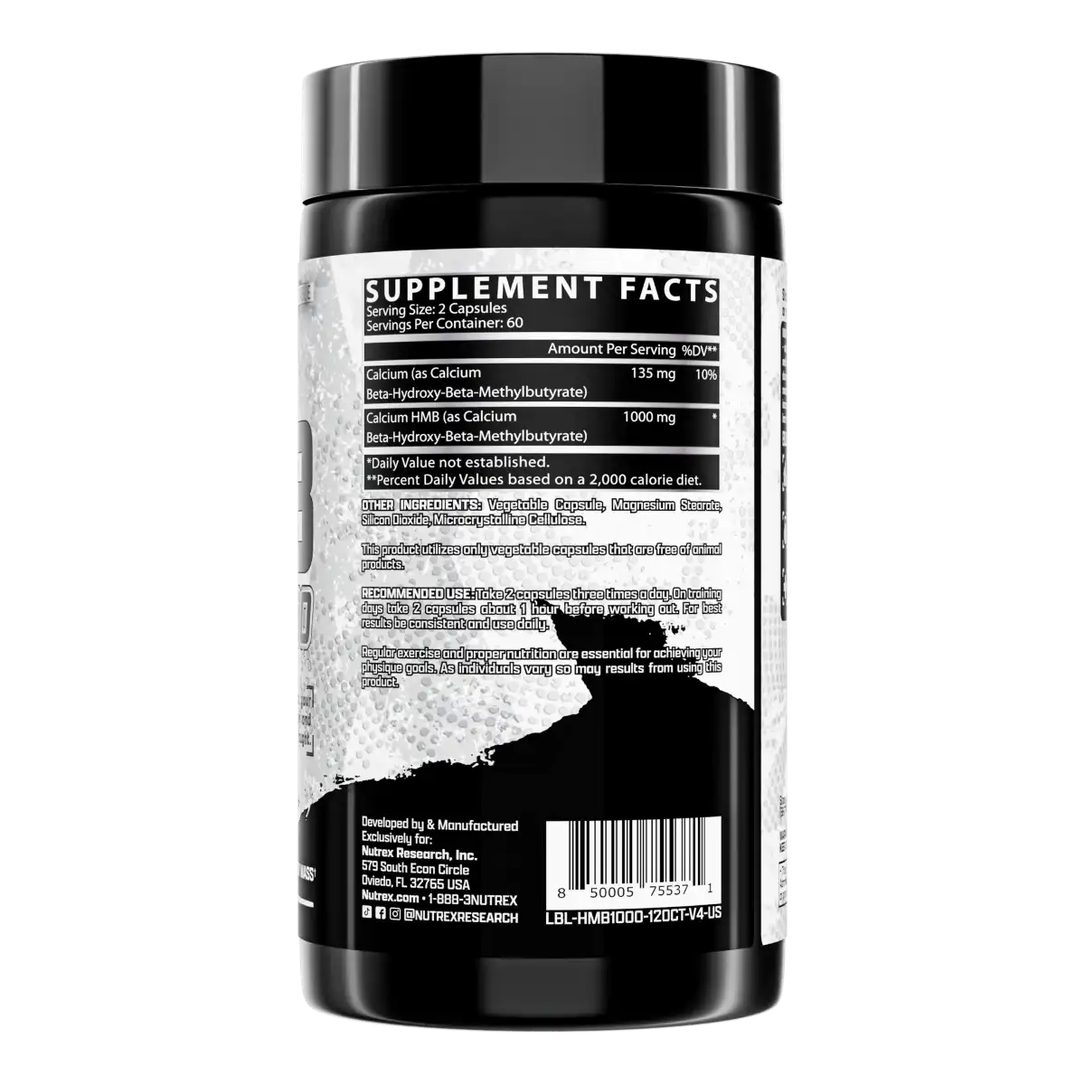 Multivitamínico Nutrex HMB 1000 con 120 Cápsulas.