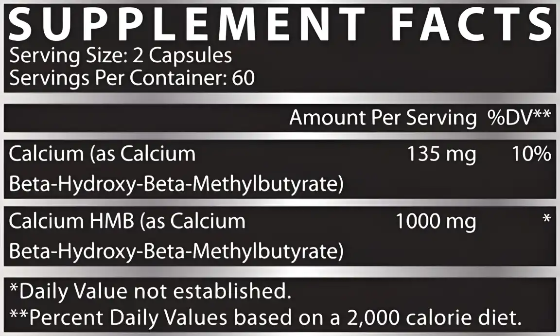 Multivitamínico Nutrex HMB 1000 con 120 Cápsulas.