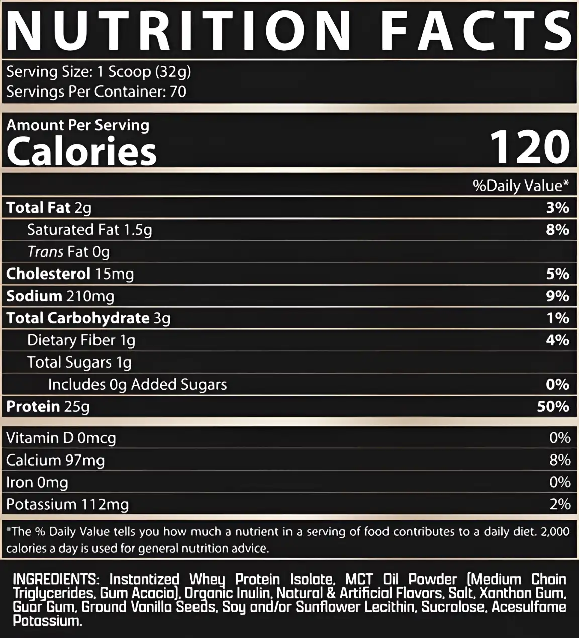 Proteína Nutrex IsoFit Isolatada Premium 5 lbs Sabor Vanilla Bean Ice Cream.