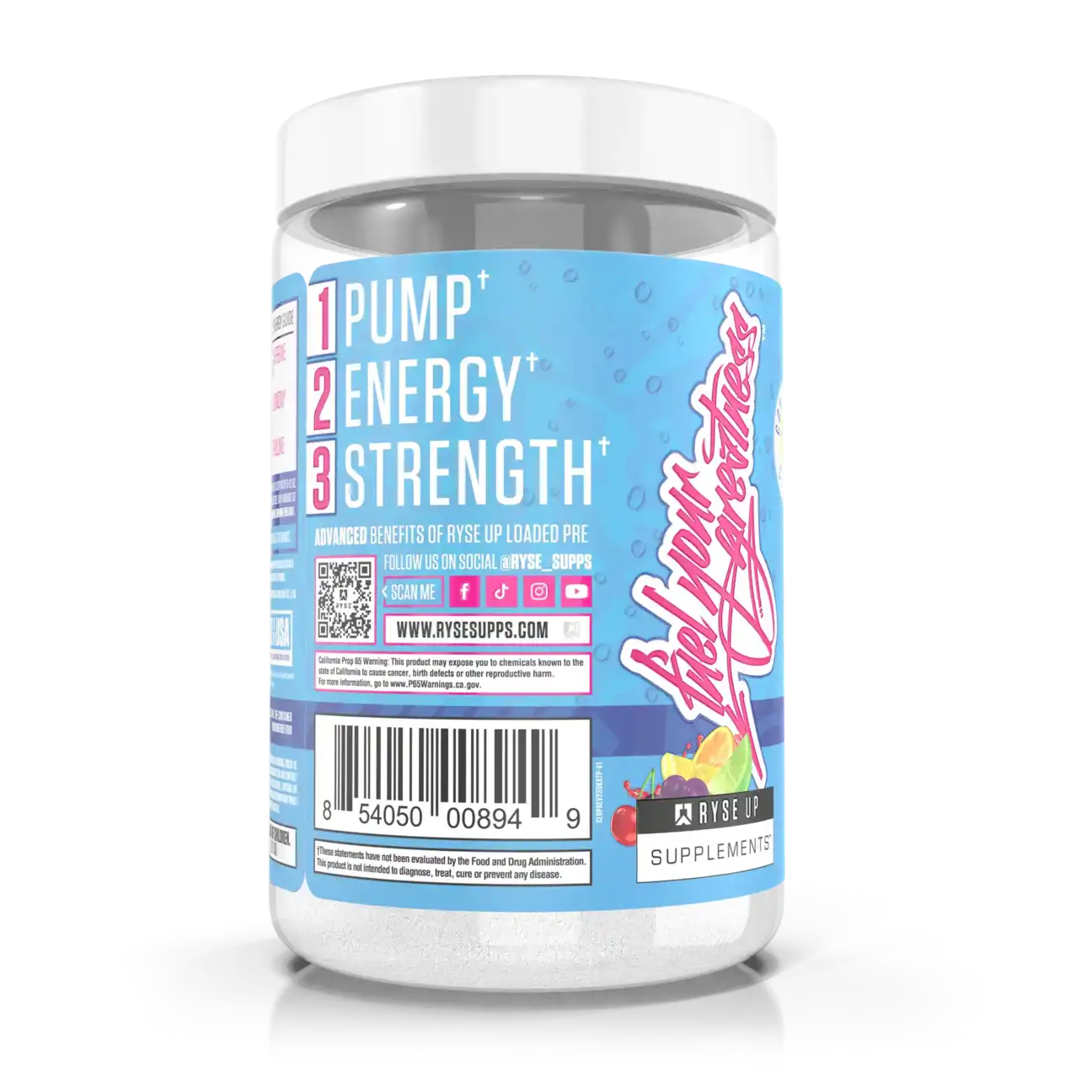 Pre Entreno Ryse Kool Aid 30 Servicios 420g Sabor Tropical Punch.