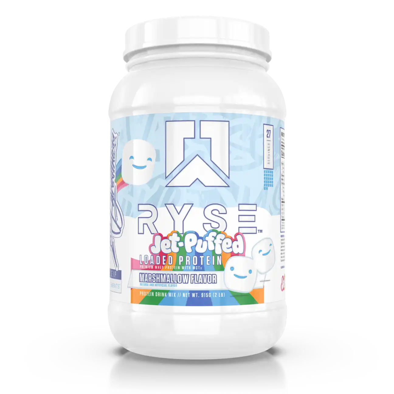 Proteína Ryse Whey Premium con MCT's 2 lbs Sabor Jet-Puffed™ Marshmallow.