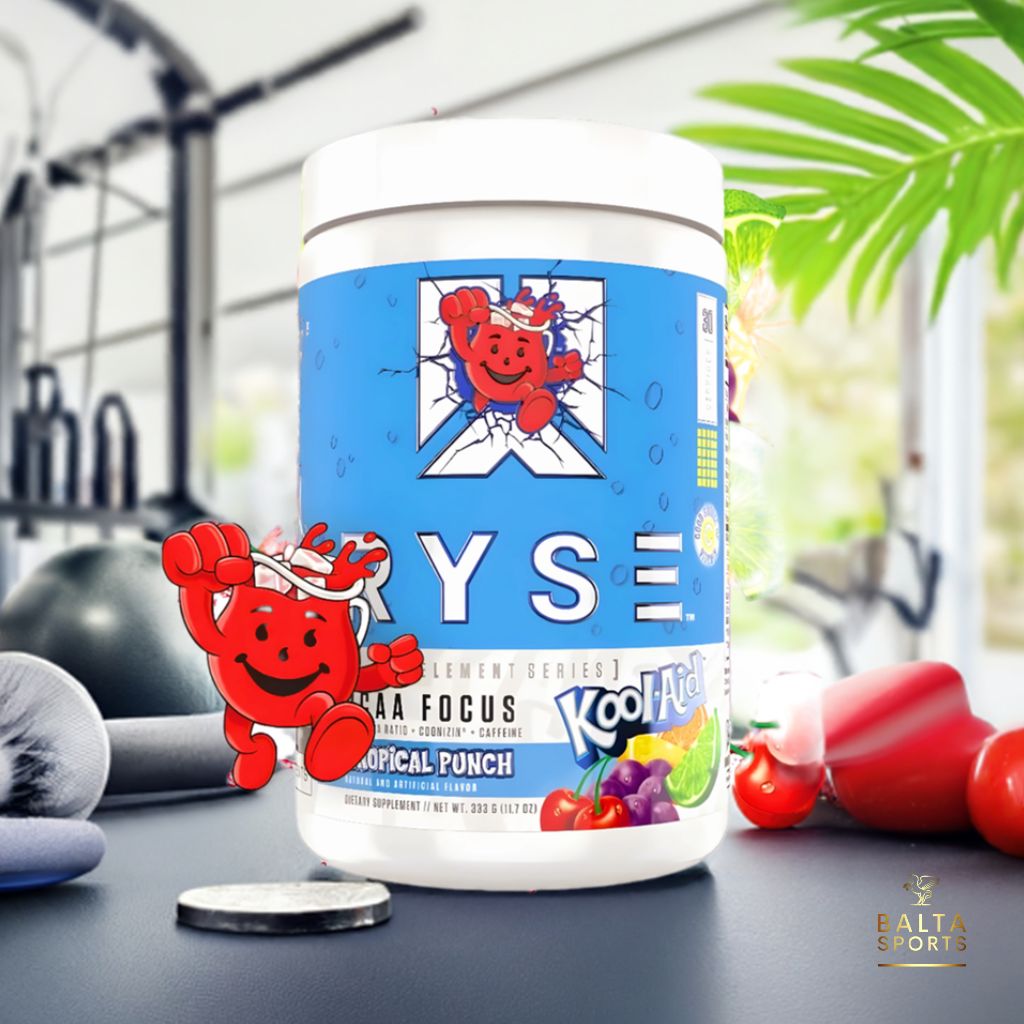 BCAA Ryse Focus Kool Aid 30 Servicios 333g Sabor Tropical Punch.